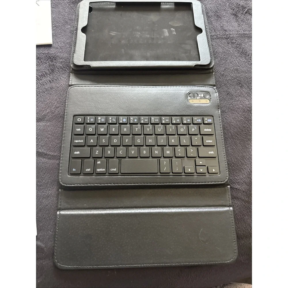Alpatronix Kx101 - iPad Mini Case W/Keyboard‎ Black Leather Cover - Bluetooth